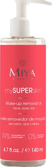 Miya Mysuperskin Make Up Removal Oil Face Eyes And Lips 140 ml