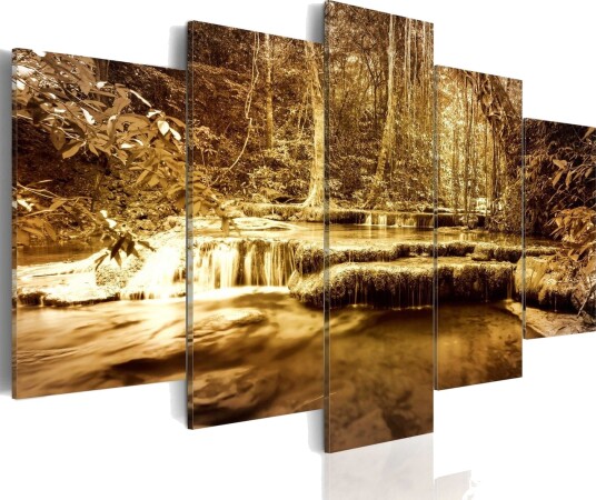 Bilde The Bosom Of Nature Waterfall 100x50 Artgeist sp. z o. o.