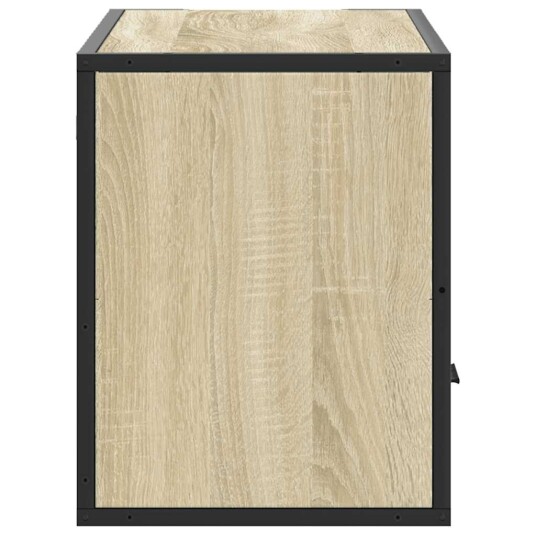 TV-benk sonoma eik 80x31x39,5 cm konstruert tre og metall 8721102839795