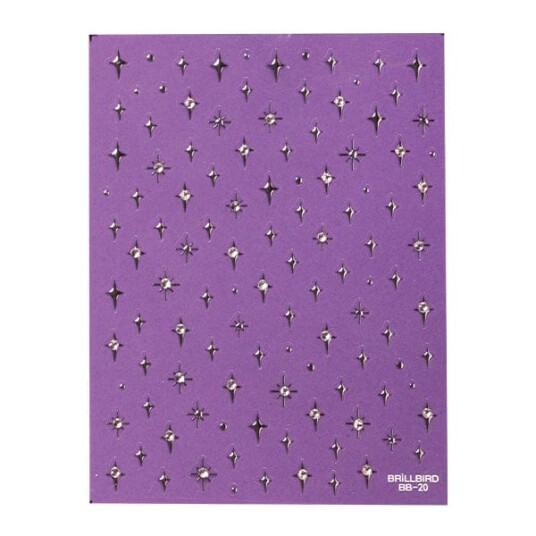 Brillbird Norge BB 3D NAIL STICKER BB 20