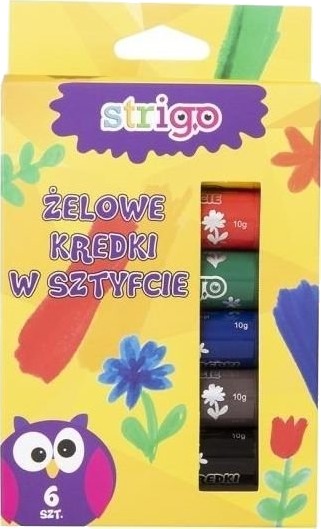 Strigo Voksfargestifter 6 Stk Strigo