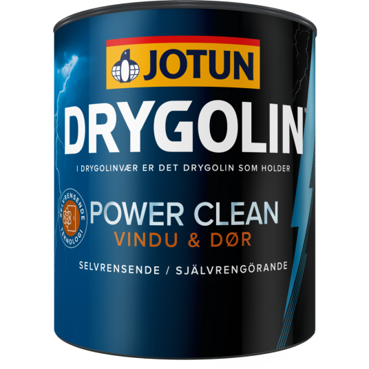 Jotun Eksteriormaling Drygolin Power Clean Vindu Og Dor Klassisk Hvit Base 0.68l