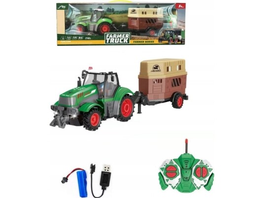 Askato Traktor Med Tilhenger For Transport Av Hester R/C Askato Traktor Med Tilhenger For Transport Av Hester R/C