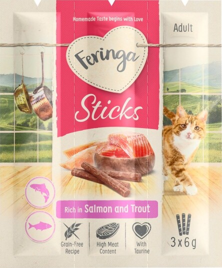 Feringa Sticks Laks & Ørret 12 X 3Er Pakke Feringa Sticks Laks & Ørret 12 X 3Er Pakke