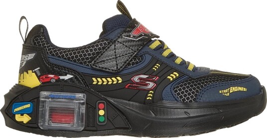 Skechers Sko Garage Black Skechers 28 Sko Blå Gul Marineblå Svart