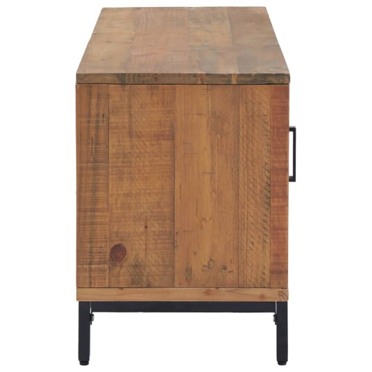 vidaXL TV-benk brun 110x35x48 cm gjenvunnet heltre furu vidaXL TV-benk brun 110x35x48 cm gjenvunnet heltre furu
