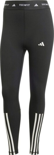 adidas Tights Techfit 3 stripes 7/8 Svart Kvinner størrelse X Small