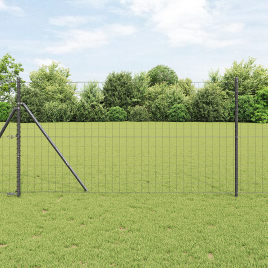Euro Gjerde Grå 1.4x10 m Stål Euro Gjerde Grå 1.4x10 m Stål