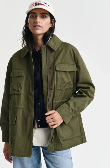 GANT Field Jacket - Green - XS GANT Field Jacket - Green - XS