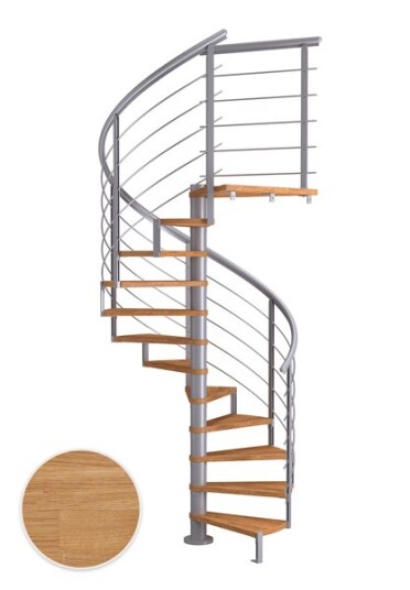 Dolle Montreal Spiral Eik Oljet Pearl Grey Design 14T Ø160