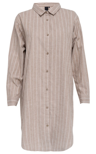 Pilen nattskjorte flanell brun L