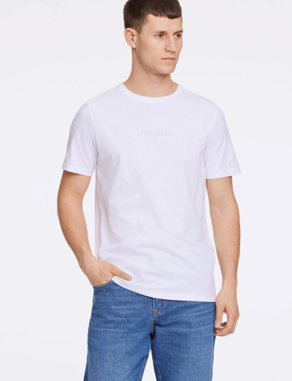 Lindbergh Lindbergh Print Tee S/S - White - XXXL