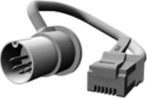 Micros Rj12 3M Sort 3 M Hankjønn/Hankjønn Rj12