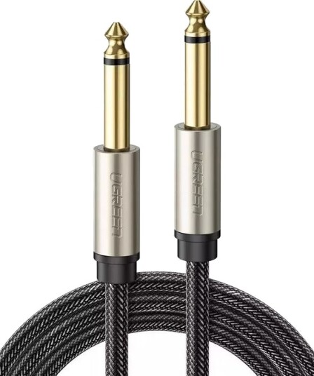 Ugreen 10636 6.35Mm Hankjønn 6.35Mm Hankjønn 1 M Svart