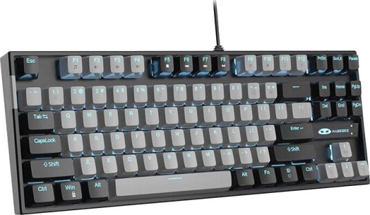 MageGee MK-STAR Mekanisk Gamingtastatur 87 Taster TKL 75% Blå Switcher