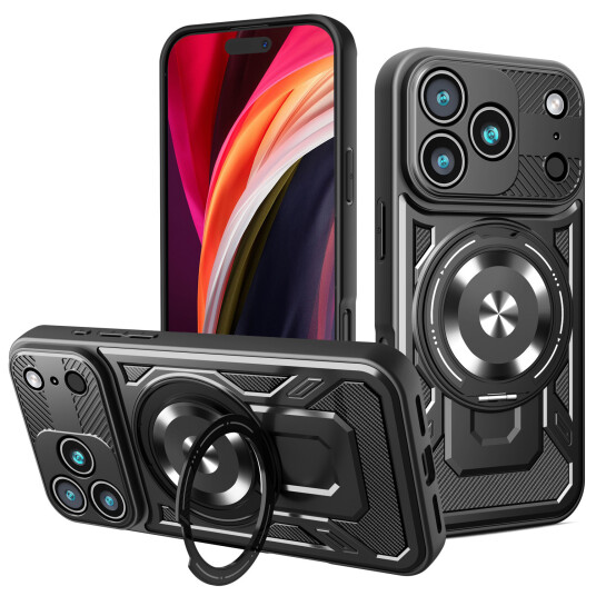TFO Defender Armor Mag Deksel for iPhone 17 Pro Svart