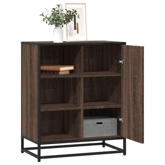 Skjenk brun eik 62x35x76 cm konstruert tre 8721102840579