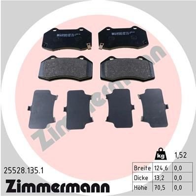 Bremseklosser ZIMMERMANN 25528.135.1