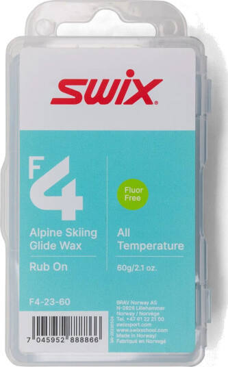 Swix F4 Glidewax Rub-on 60g w/cork