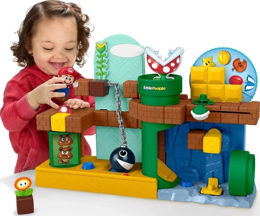 Fisher-Price Fisher-Price Little People My Mario Mario"s Adventure Playset Multi/patterned ONE SIZE Fisher-Price Fisher-Price Little People My Mario Mario"s Adventure Playset Multi/patterned ONE SIZE