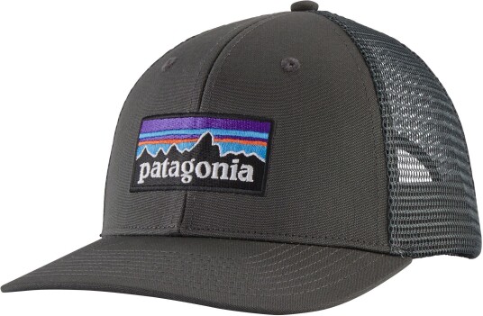 Patagonia P-6 LOGO TRUCKER HAT  FORGE GREY