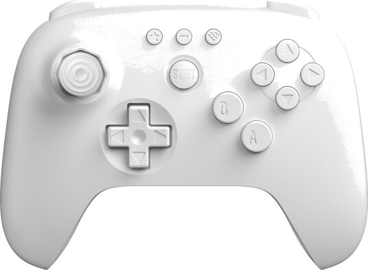 8BitDo 64 Trådløs Bluetooth-kontroller Nintendo Switch/Windows Hvit