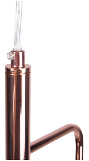 Taklampe Buet 12 cm Kobber