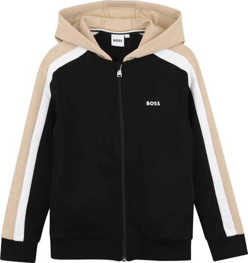 BOSS Hooded Cardigan Black 114