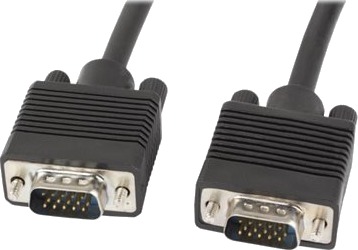 Lanberg Vga Kabel Hd 15 Vga Hann Til Hd 15 Vga Hann 15 M Tommelskruer Svart