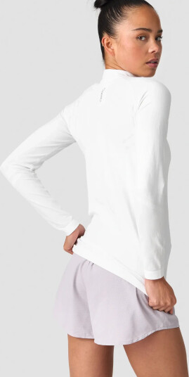 ICANIWILL Define Seamless 1/4 Zip W White L
