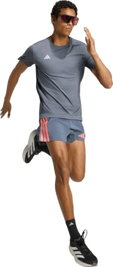 Adidas Performance Adizero E Tee Grey XS