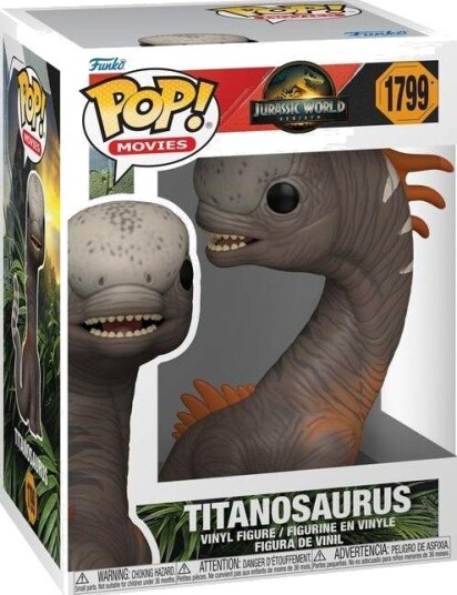 Northix Jurassic World Funko Pop! Vinylfigur Titanosaurus samleobjekt