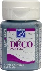 Lb Hobby Deco Soft Akryl 50 Ml Måneblå 849 Lb Hobby Deco Soft Akryl 50 Ml Måneblå 849