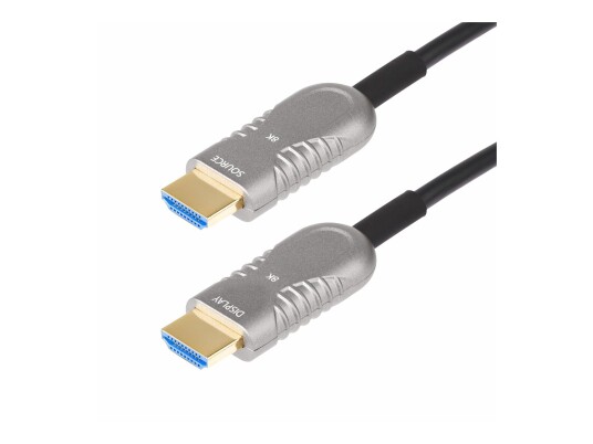 StarTech 100ft (30.4m) HDMI 2.1 Hybrid Active Optical Cable (AOC), CMP, Plenum Rated, 8K Ultra High Speed HDMI Fiber Optic Cable, 48Gbps, 8K 60Hz/4K