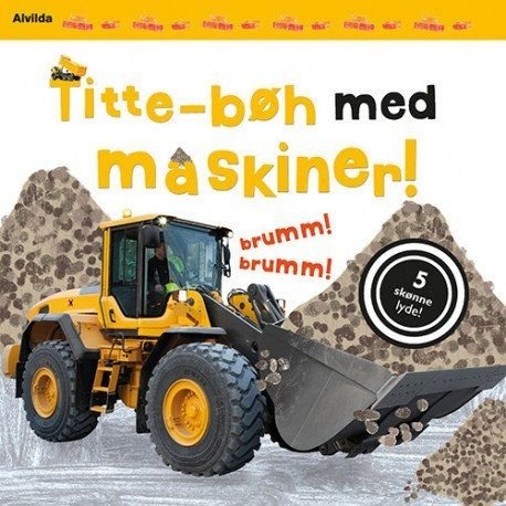 Kik Bøh Med Maskiner! Pappbok Med 5 Flotte Lyder
