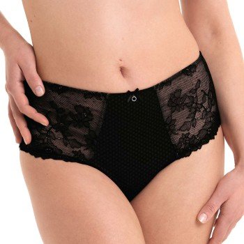 Rosa Faia Truser Eloise High Waist Brief Svart 36 Dame
