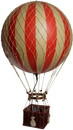 Authentic Models Luftballong Jules Verne LED Lys Rød Authentic Models Luftballong Jules Verne LED Lys Rød
