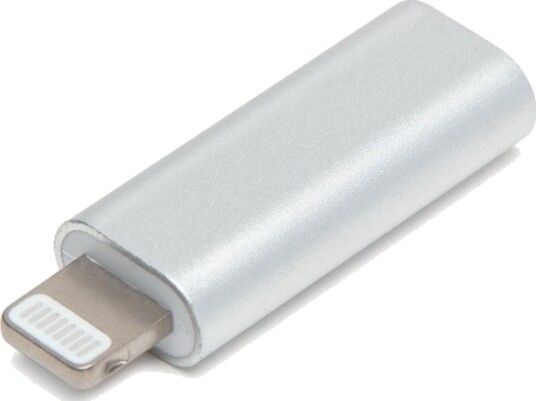 Linocell USB-C til Lightning-adapter Sølv