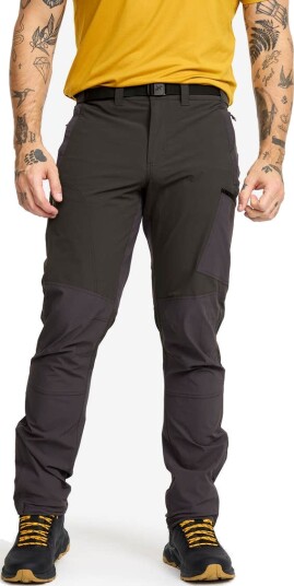 Revolutionrace Elevate Pro Hiking Pants Herre Anthracite XS Turbukse & Fritidsbukse