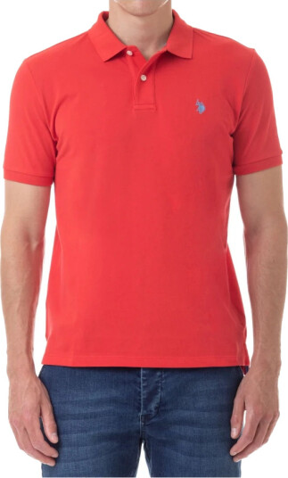 U.s. Polo Assn. Herre Topper Rød 2XL, U.s. Polo Assn. Herre Topper Rød 2XL,