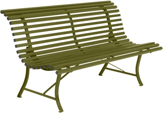 Fermob - Louisiane Bench 150 Cm, Pesto - Hagebenker - Grønn - Metall