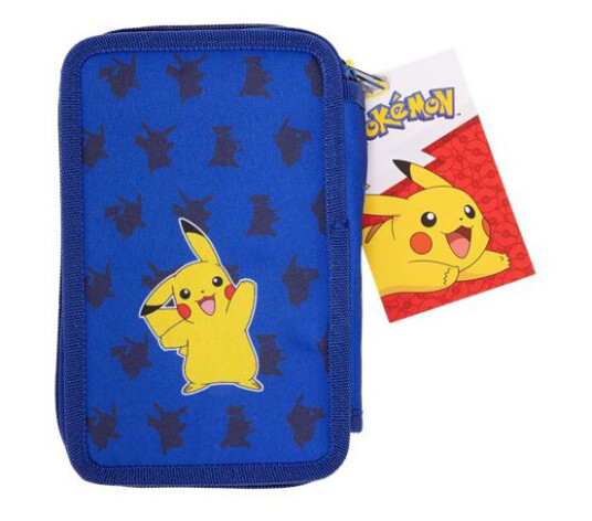 Pokémon Dobbelt Pennal m/ skrivesaker - Pikachu Pokémon Dobbelt Pennal m/ skrivesaker - Pikachu