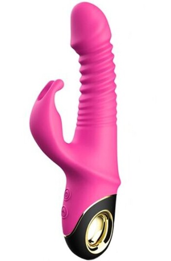 Zing Vibrating Rabbit Dildo 22,5 cm Zing Vibrating Rabbit Dildo 22,5 cm
