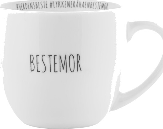 Porsgrunds Porselænsfabrik Porsgrund Porselænsfabrik Hashtag Bestemor Krus 38cm