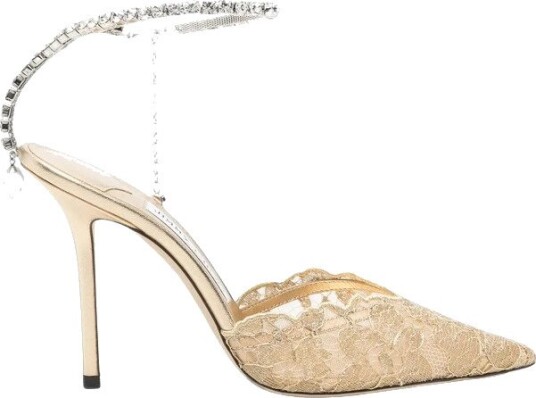 Jimmy Choo Dame Sko Beige 40 EU,