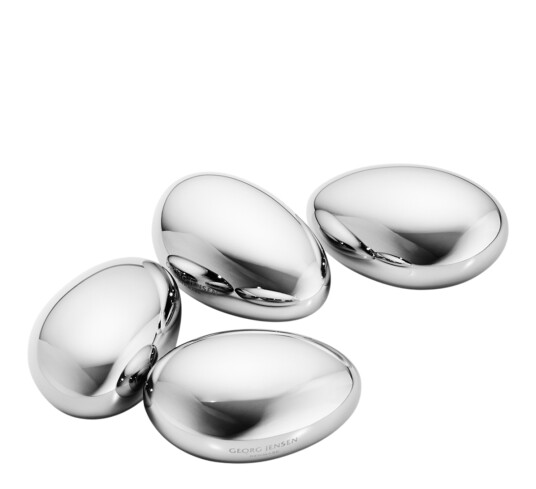 Georg Jensen Sky isbiter stål 4-pk