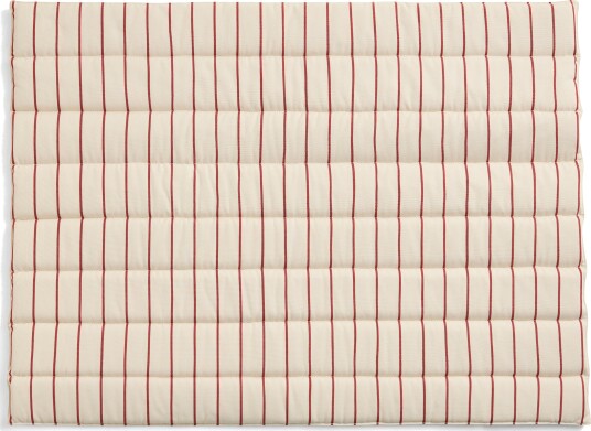 Outdoor Market Sofa Cushion Beige With Red Stripe
