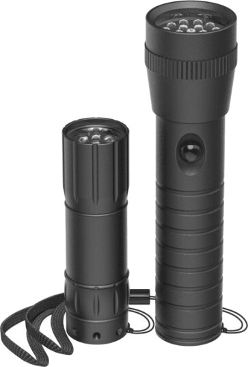 Hama Fl-Duo, Lommelykt, Svart, Aluminium, Led, 60 Lm, Hvit