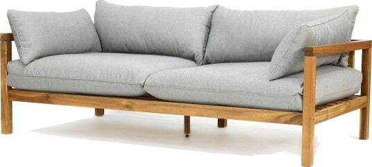 Venture Design Marion 2-seter sofa Acacia/grå 185,5 x 92 cm Grå Venture Design Marion 2-seter sofa Acacia/grå 185,5 x 92 cm Grå
