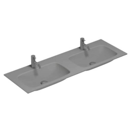 Dansani Calidris Form Servant Måltilpasset D40cm Lys grå Matt / 140cm Dobbel